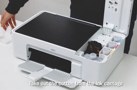 02 Imprimante à jet d'encre à tête d'impression,