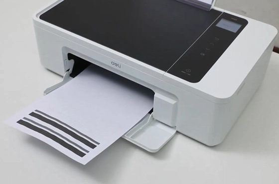 Nettoyage de la tête d'impression 11 via l'imprimante Deli D311NW imprimante à jet d'encre