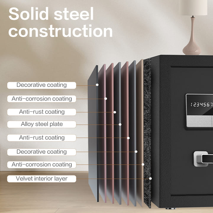 et622 dual locks digital safe china