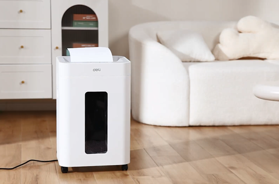 Déchiqueteuse de papier professionnel ultra-silencieuse 01 Deli ET048