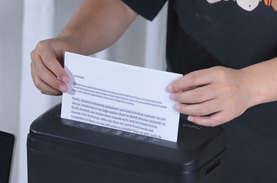 01 Deli ET016 Type de base Petit Déchiqueteuse