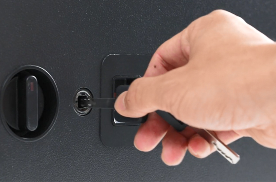 01 LOCKSWORTH VS4527 Mini Coffre-fort numérique d'empreintes digitales