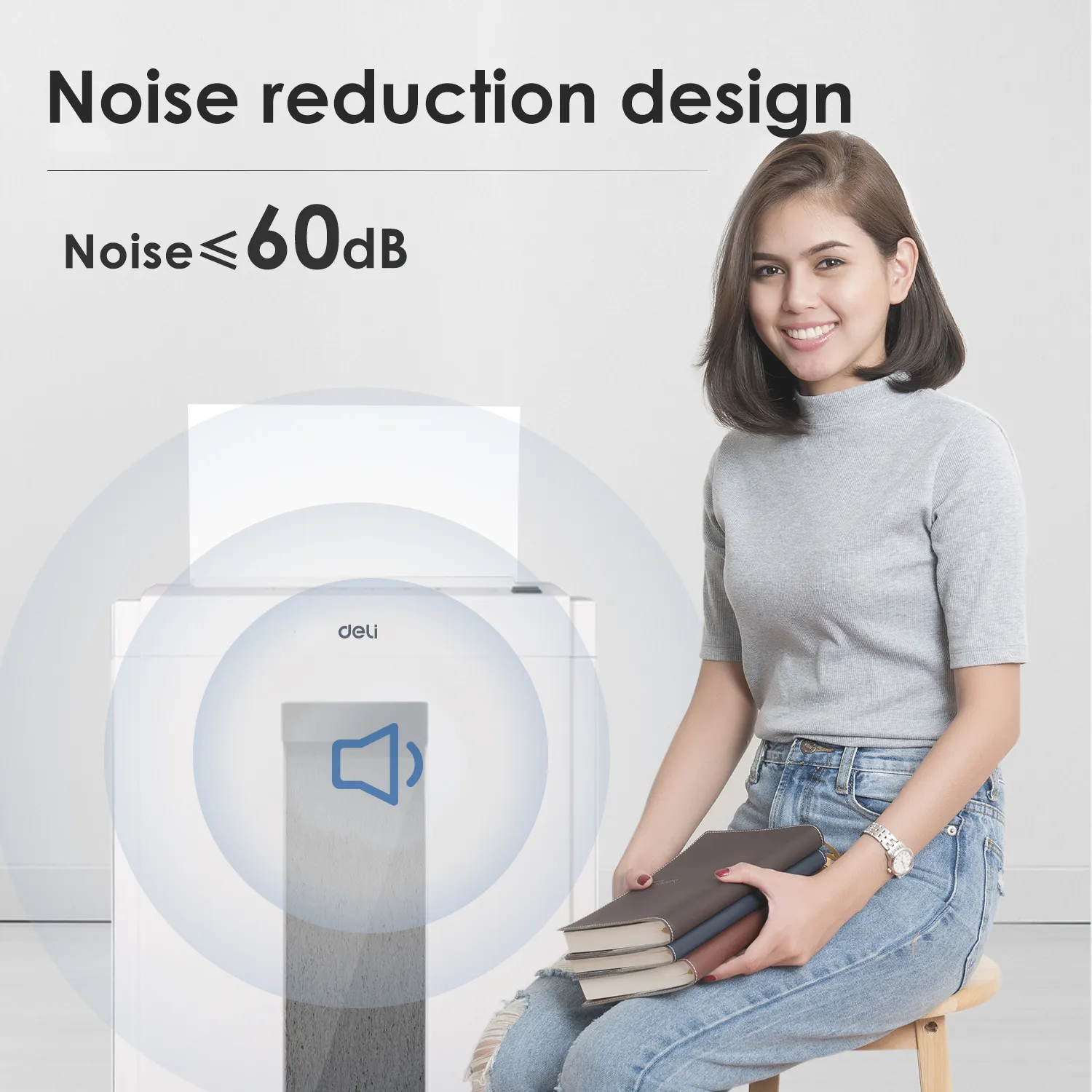 ET095 P5 Déchiqueteuse de bureau et professionnelle de taille moyenne